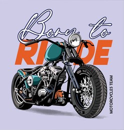 motorcycles image vector illustration for your t shirt
