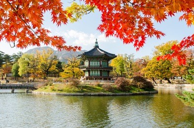 gyeongbokgung palace in seoul ,korea