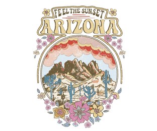 desert vibes, feel the sunset, mountain graphic print. cactus tree. desert dreaming. desert flower graphic print artwork for apparel, t shirt, sticker, poster, wallpaper and others.