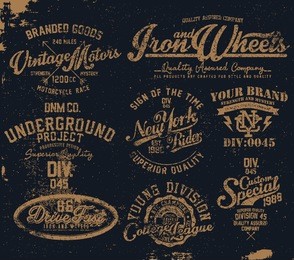 vintage graphic set 2