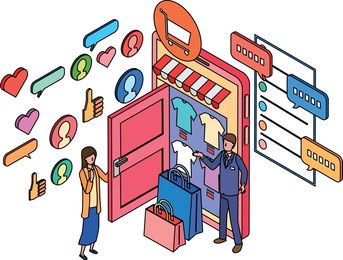 image of d2c trading and sns sales strategy