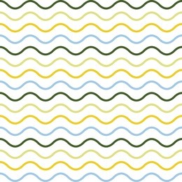 seamless pattern of colorful waves. used wavy lines in different colors. arranged with a certain rhythm