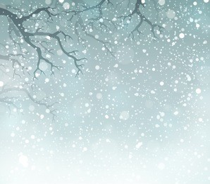 winter theme background 5 - eps10 vector illustration.