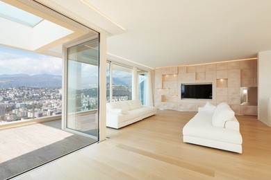 interior modern empty room