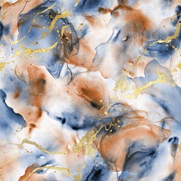 abstract watercolor grunge luxury background. hand drawn purple and golden glitter stains, splashes elements seamless pattern. watercolour texture. print for textile, fabric, wallpaper, wrapping paper