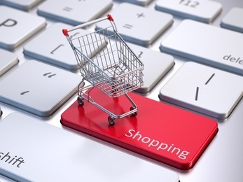 online shopping concept