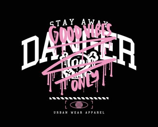 urban street style grunge typography and skull drawing. vector illustration design for fashion graphics, t shirt prints, cards, posters.