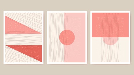 creative minimalist abstract wall art. design for wall decoration, postcard, poster or brochure, modern poster art. abstract wall art. digital interior decoration art