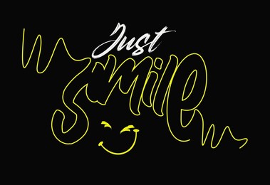 outline melting face drawings vector, smile illustration design graphics tshirt prints, urban graffiti street art style smile slogan,