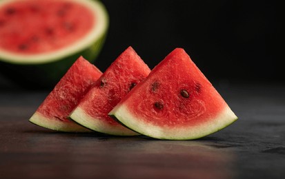 closeup image of sliced watermelon