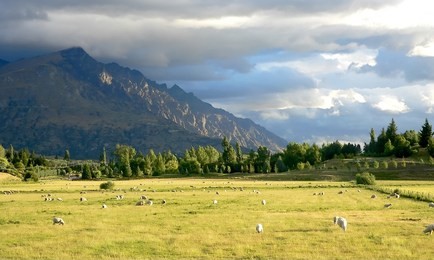 a dreamy landscape near queenstown new zealand