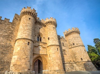 the palace of the grand master of the knights of rhodes, greece europe