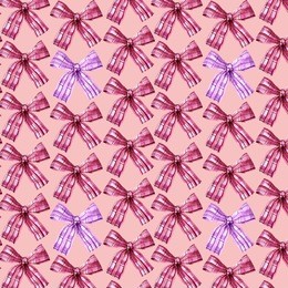 watercolor bow pattern 1