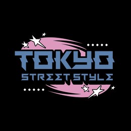 tokyo japan y2k streetwear t-shirt slogan typography style logo vector icon design illustration. poster, banner, clothing, slogan shirt, sticker, badge, emblem