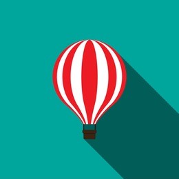hot air balloon icon