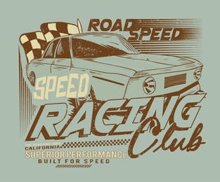 road speed graphic print design. speed racing print design for t shirt print, poster, sticker, background and other uses.