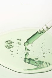 dropper liquid essence light green bubble scientific skin care utensils dropper