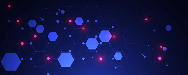 geometric hexagon abstract background with simple polygonal elements. medical, business, technology or science design.