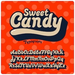 sweet candy font