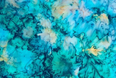 colorful abstract background tie dye techniqe on silk fabric 