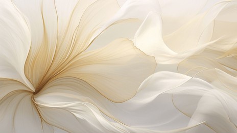 abstract oil painting technique. flowers, leaves. the future is stylish on paper. luminous golden texture. prints, wall papers, posters, cards, murals, carpets, decorations, wall paintings, posters.