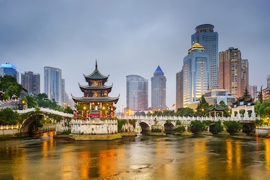 guiyang, china city skyline on the river. "attn reviewer -- please see case #01390114"