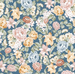 digital floral allover design pattern seamless textile vector file professional work