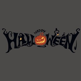 halloween lettering for announcements, invitations, posters, shop windows