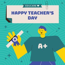 world teacher's day celebration. happy teacher's day background. october 5. world teachers day celebration. vector illustration. poster, banner, flyer, greeting card, post. international teachers' day