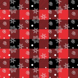 	
christmas check seamless pattern with snowflakes red christmas pattern checkered christmas plaid