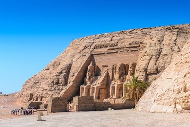 the great temple of ramesses ii, abu simbel, egypt