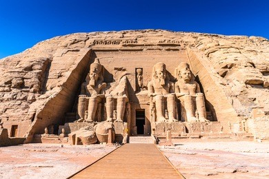 the great temple of ramesses ii, abu simbel, egypt