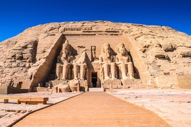 the great temple of ramesses ii, abu simbel, egypt