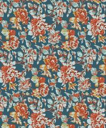 all over seamless print design vintage floral leaf ornament victor   