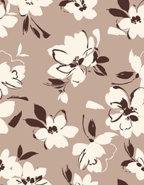flowers patterns. seamless floral backdrop.