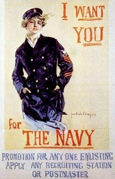 world war i american recuiting poster by howard chandler christy, 1917