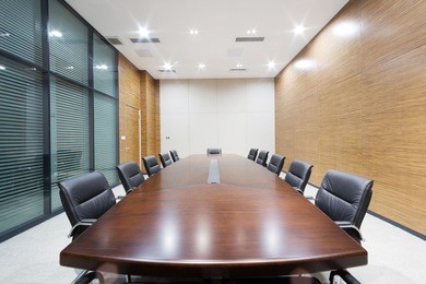 modern office meeting room interior