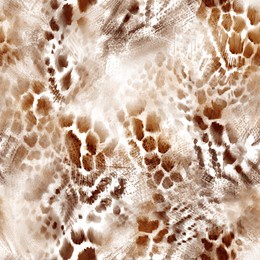seamless watercolor mixed animal print, old texture effect, leopard and snake texture, fur, leather, african animal pattern.