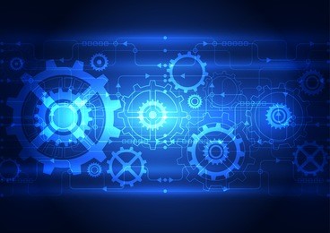 abstract technology digital concept background, vector illustration