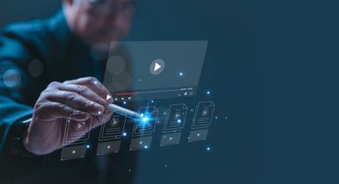 engaging with streaming platforms, users listen to live multimedia performances, watch movies, and enjoy diverse content, transforming any space into a virtual stage for immersive experiences.