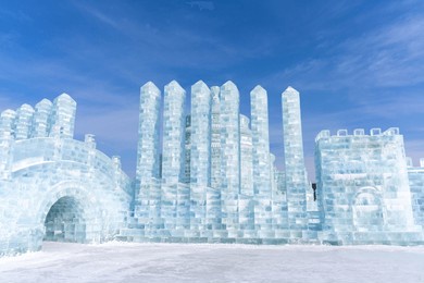 harbin international ice and snow sculpture festival is an annual winter festival that takes place in harbin, china. it is the world largest ice and snow festival.