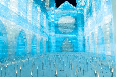 harbin international ice and snow sculpture festival is an annual winter festival that takes place in harbin, china. it is the world largest ice and snow festival.