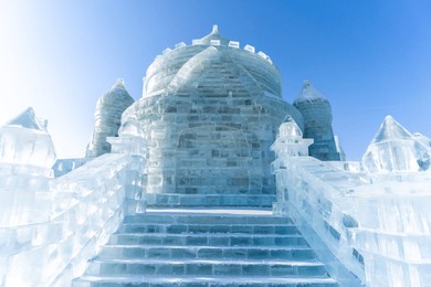 harbin international ice and snow sculpture festival is an annual winter festival that takes place in harbin, china. it is the world largest ice and snow festival.