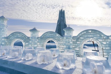 harbin international ice and snow sculpture festival is an annual winter festival that takes place in harbin, china. it is the world largest ice and snow festival.
