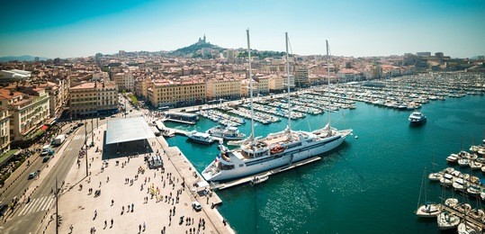 the old sea-port of marseille. france