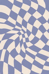 checkerboard, chessboard groovy retro 70s style backgrounds. with twisted, distorted, and grain paper textures. vintage wallpaper, template, poster, print, backdrop. abstract and aesthetic.