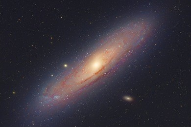 the great andromeda galaxy - milky way sibling.