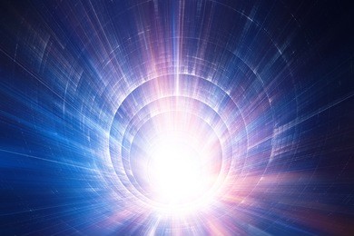 colorful 3d speed tunnel