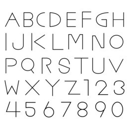 alphabet fonts and numbers vector eps10