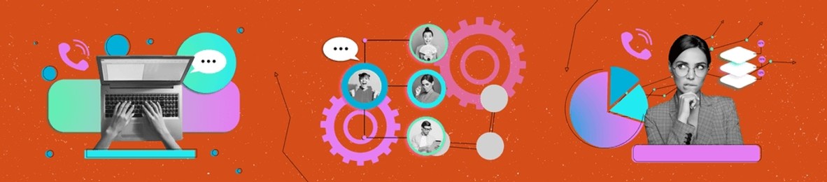 composite collage picture panorama image of graph data analysis working people career startup fantasy billboard comics zine minimal